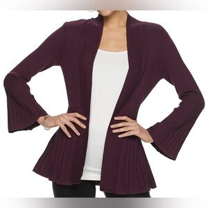 Apt. 9 Knitted Bell Sleeve Cardigan